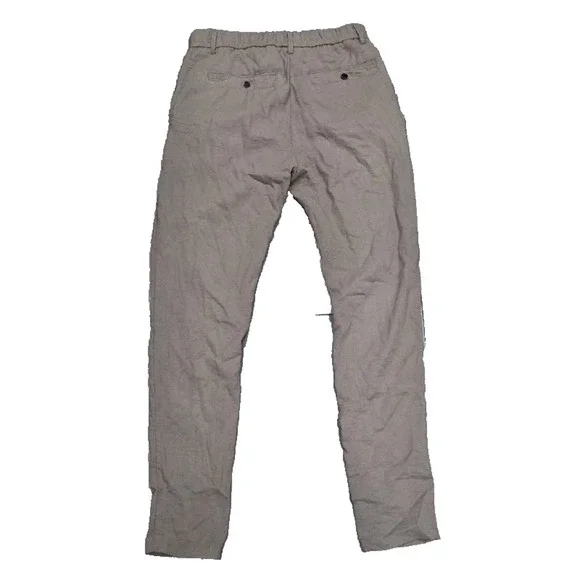 Gucci Slim Fit mid Rise Ankle pull on Pants Women Beige Medium A004225 - Picture 8 of 10